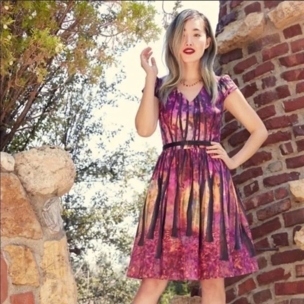 ModCloth "Thicket Frondescent" NWOT A-Line Dress - Picture 7 of 11